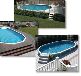 Semi Inground Swimming pools