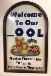 Pool and other fun signs!