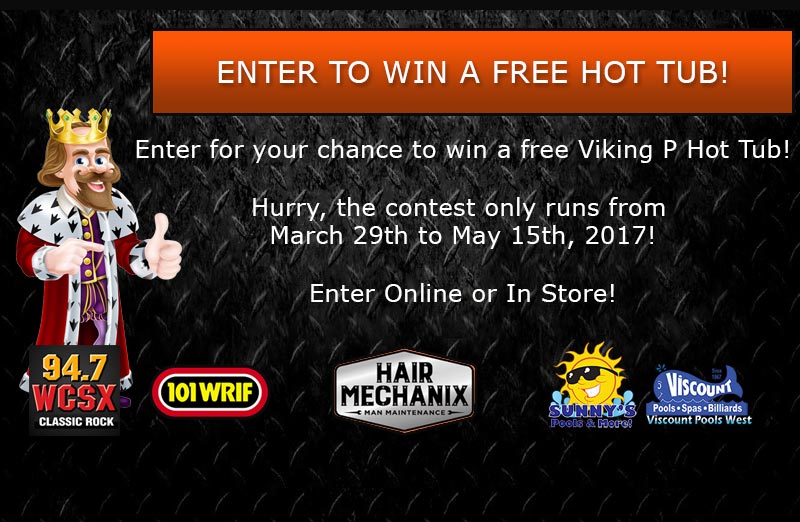 Enter to win Free Hot Tub