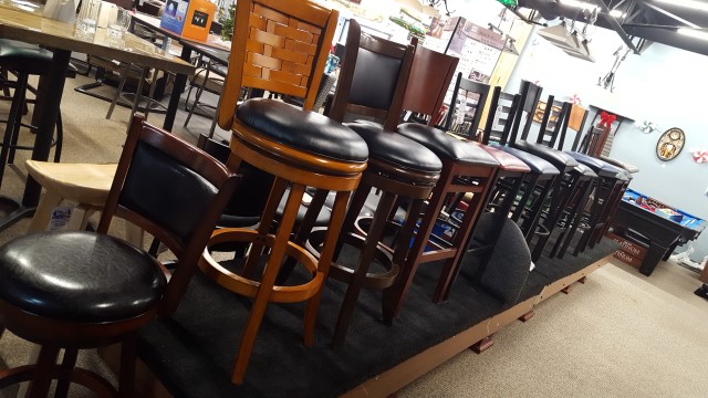 High back stools for counters at our Waterford MI location