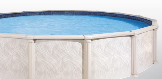 Premier Aluminum Above Ground Pool Model- Classic Coliseum Round