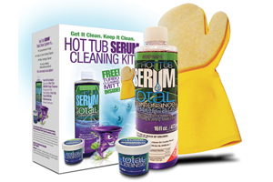 hot tub serum cleaning kit