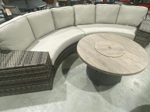 Patio Renaissance Del Mar Sectional with firepit