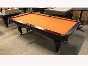 Display room pool table on sale