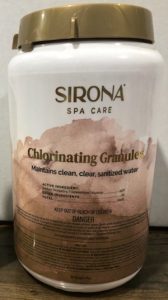 Sirona Chlorinating Granules From Sani Spa.